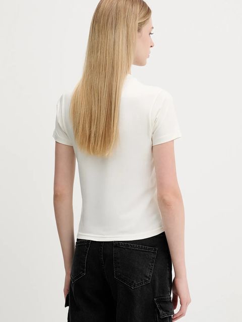 Dickies t-shirt bawełniany damski kolor beżowy DK0A87Q5