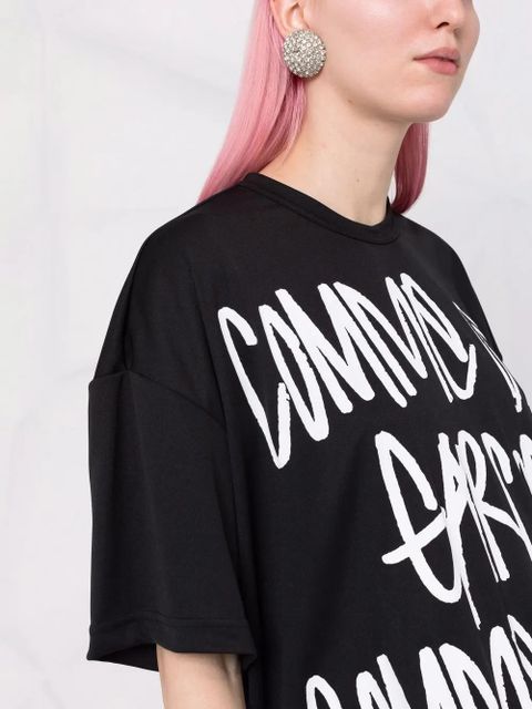 Comme Des Garçons logo-print T-shirt - Black