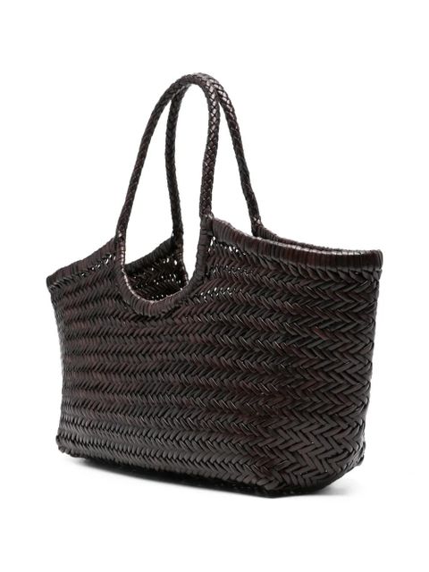 DRAGON DIFFUSION Nantucket woven tote bag - Brown