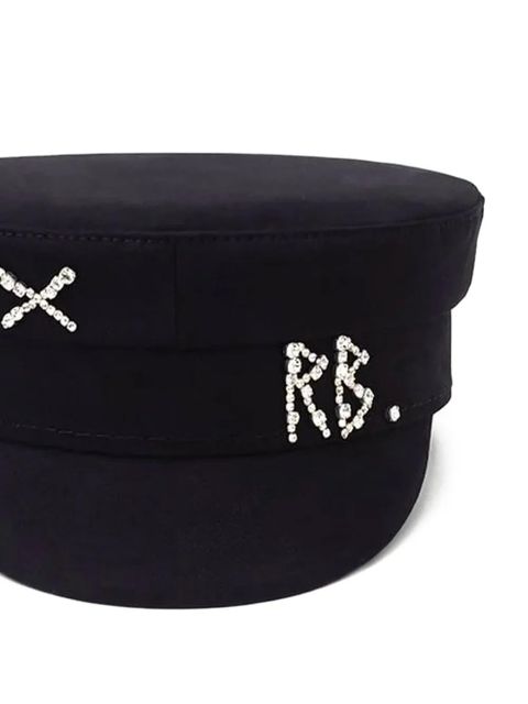 Ruslan Baginskiy crystal-embellished hat - Black - zdjęcie produktu nr 2