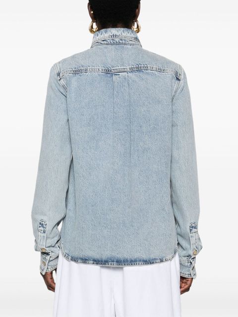 TOTEME classic-collar denim shirt - Blue