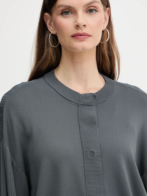 Armani Exchange kardigan damski kolor szary lekki XW000762 AF10352