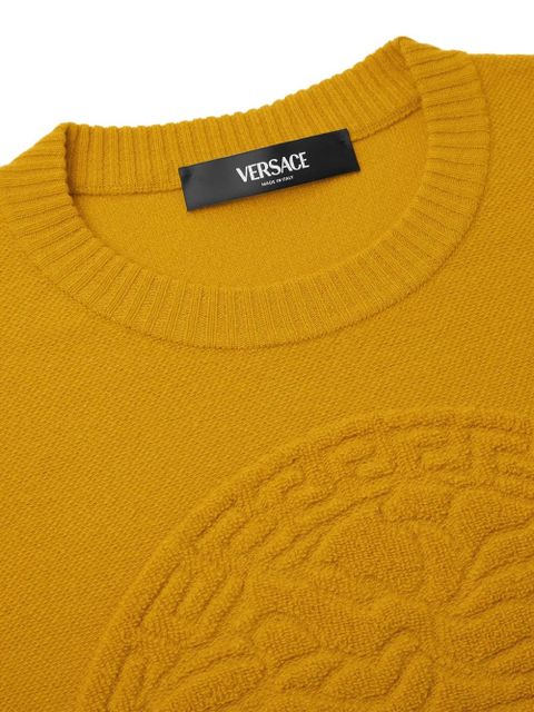 Versace Medusa sweater - Yellow