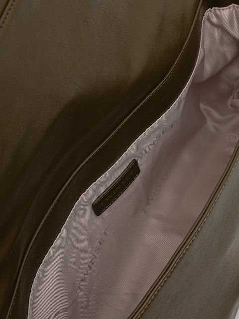 Twinset torebka kolor zielony 252TD8120