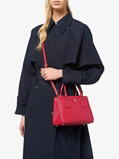 Prada small Galleria leather tote bag - Red - zdjęcie produktu nr 2