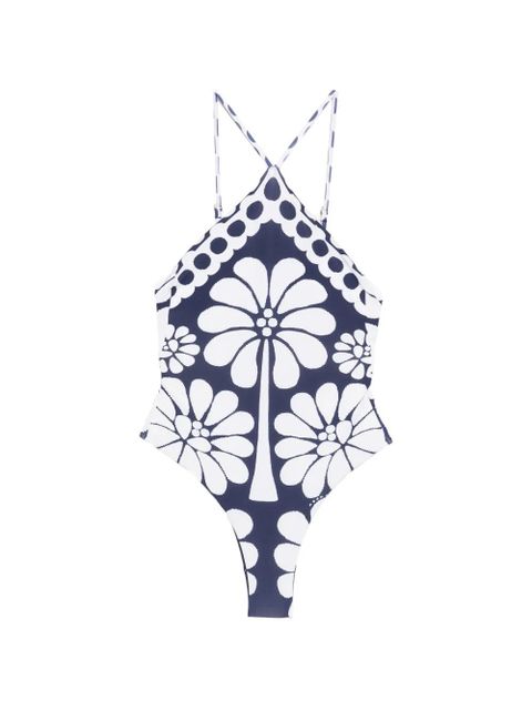 FARM Rio printed swimsuit - Blue - zdjęcie produktu nr 1