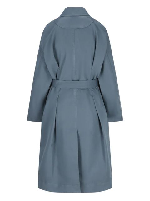 FENDI double-belted quilted coat - Blue - zdjęcie produktu nr 2