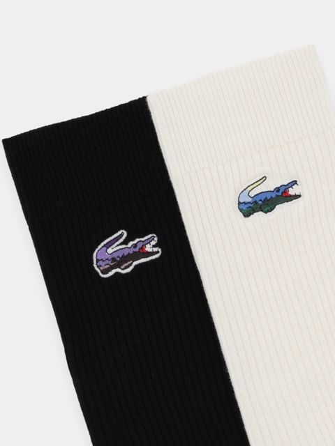 Lacoste skarpetki 2-pack kolor czarny RA5989