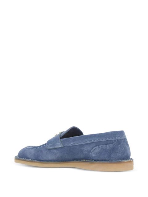 Dolce & Gabbana logo-plaque loafers - Blue - zdjęcie produktu nr 2