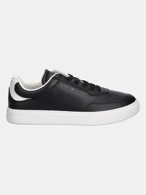 Tommy Hilfiger sneakersy skórzane CASUAL CUPSOLE SNEAKER damskie kolor czarny FW0FW08689 - zdjęcie produktu nr 2