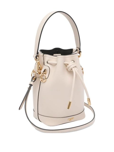 FENDI Mon Tresor removable-handle bucket bag - Neutrals