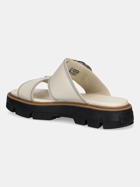 Sorel klapki skórzane REIN CB SLIDE - zdjęcie produktu nr 2