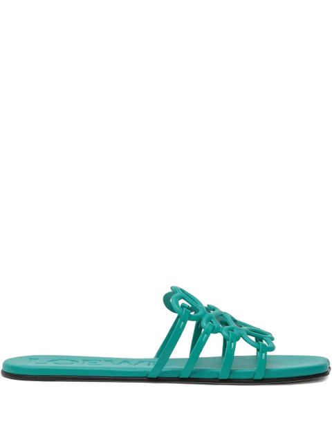 LOEWE Petal Anagram sandals - Green - zdjęcie produktu nr 1