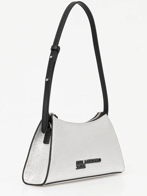 Karl Lagerfeld Jeans torebka kolor srebrny A4W30173 - zdjęcie produktu nr 2
