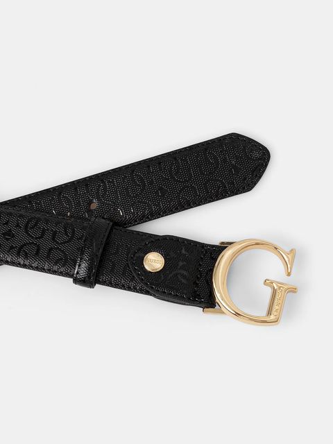 Guess pasek ALDINA damski kolor czarny BW9241 P5335 - zdjęcie produktu nr 2