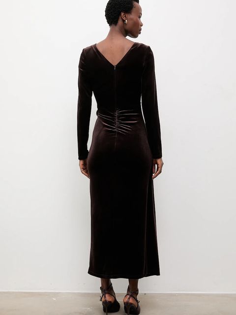 Answear.LAB sukienka welurowa - zdjęcie produktu nr 2