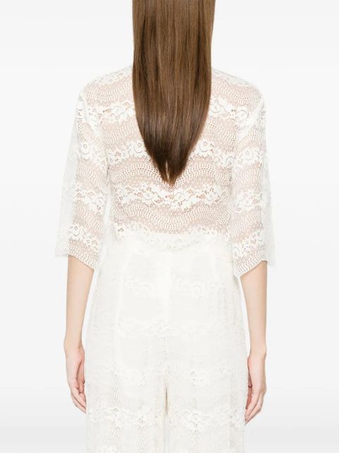 TWINSET lace blouse - White