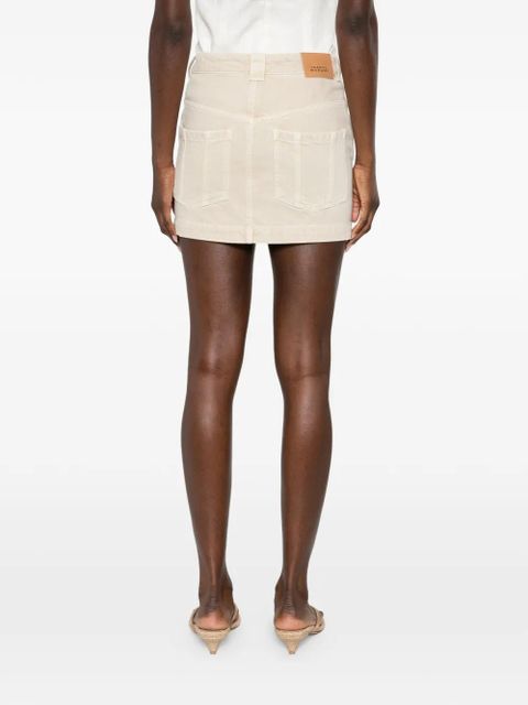 MARANT ÉTOILE Juana mini skirt - Neutrals
