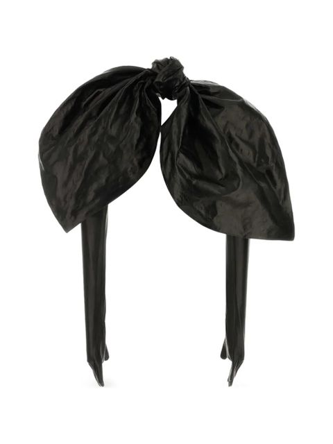 Givenchy bow-detail sleeved gloves - Black - zdjęcie produktu nr 2