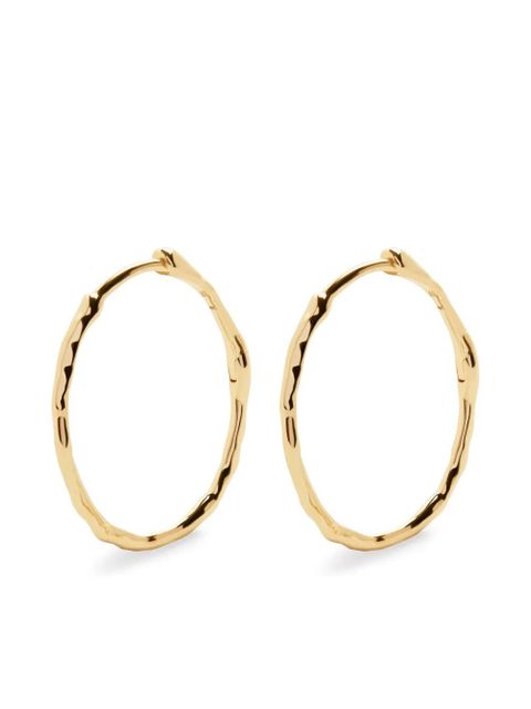 Monica Vinader 14kt yellow gold Medium Siren Muse earrings