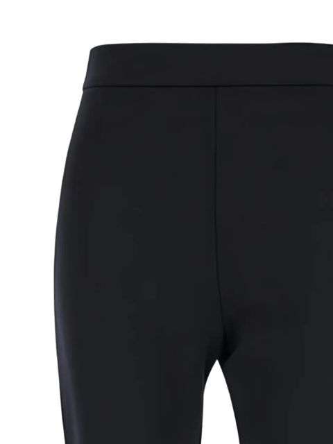 Max Mara concealed zip fastening slim-fit trousers - Black