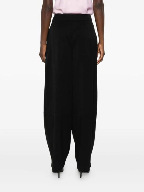 TWINSET logo-plaque trousers - Black