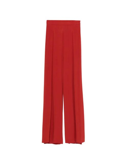 Max Mara pleated palazzo pants - Red - zdjęcie produktu nr 1