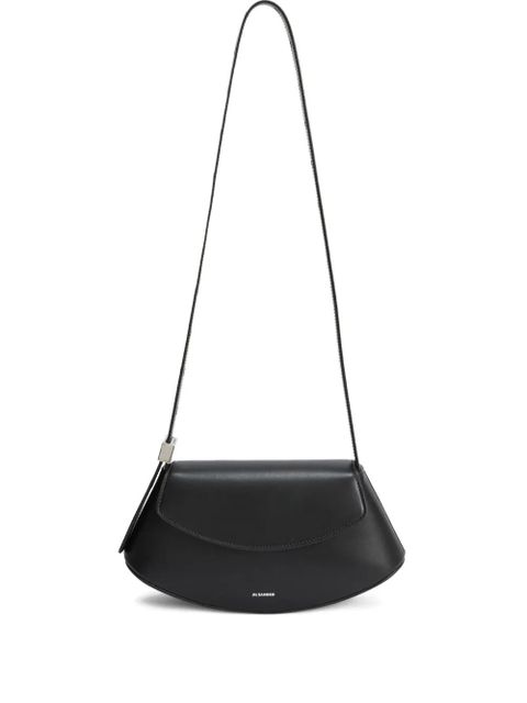 Jil Sander small Eldorado leather shoulder bag - Black - zdjęcie produktu nr 1