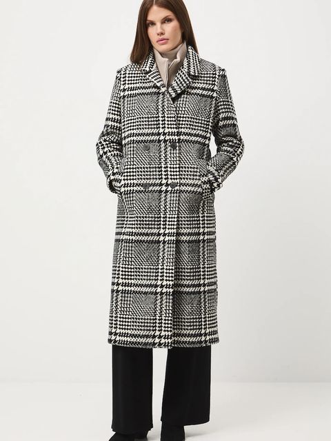 Medicine płaszcz z dodatkiem wełny kolor czarny - zdjęcie produktu nr 2