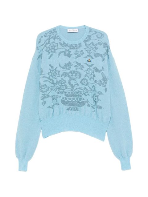 Vivienne Westwood Jules long-sleeves sweater - Blue - zdjęcie produktu nr 1