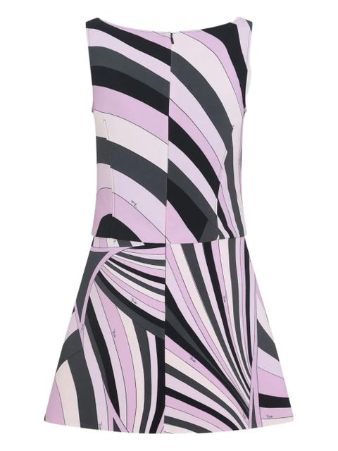 PUCCI abstract-print sleeveless dress - Pink