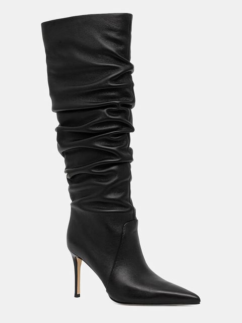 MICHAEL Michael Kors kozaki skórzane Dawn damskie kolor czarny na szpilce 40F5DWHB6L.001 - zdjęcie produktu nr 1