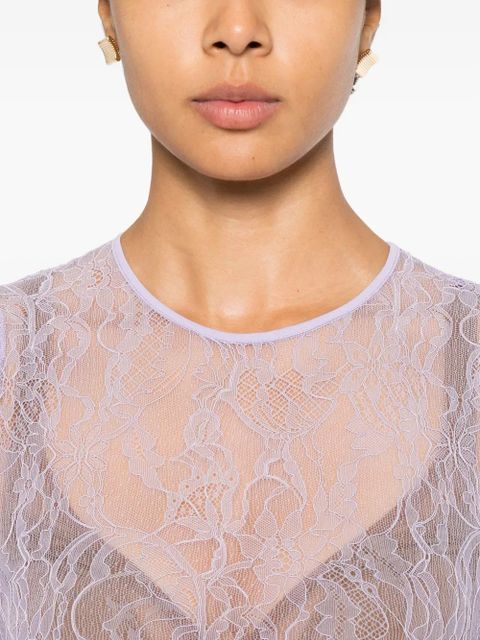 WARDROBE.NYC long-sleeve bodysuit - Purple