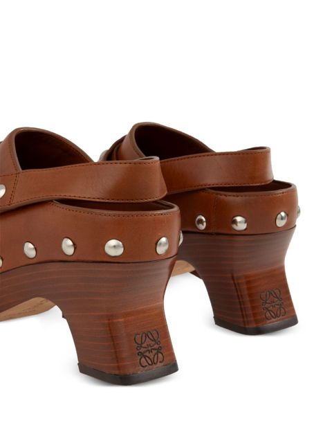 LOEWE 70mm Tacha mules - Brown