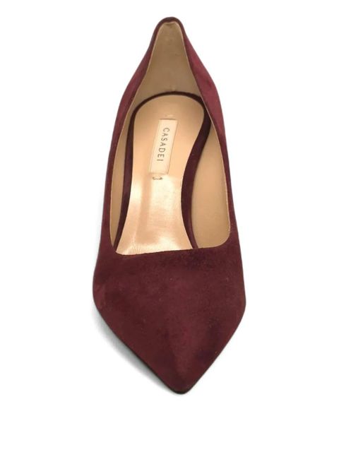 Casadei 90mm Samurai Blade pumps - Brown