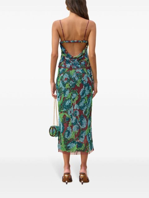 Cult Gaia Lyra skirt - Red