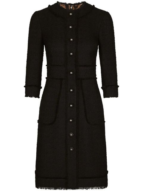 Dolce & Gabbana tweed midi dress - Black - zdjęcie produktu nr 1