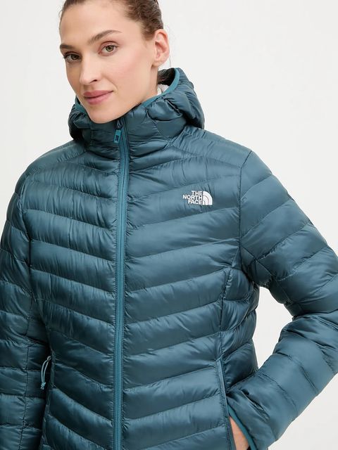 The North Face kurtka Huila kolor turkusowy przejściowa NF0A8DW7BQ51