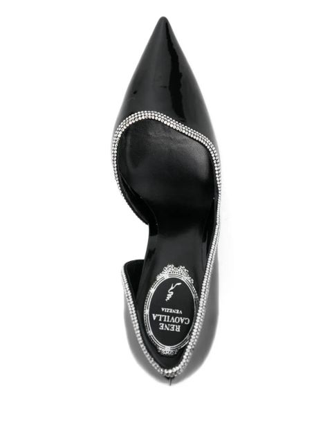 René Caovilla 100mm Onda pumps - Black