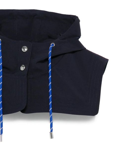 Maje drawstring hood - Blue