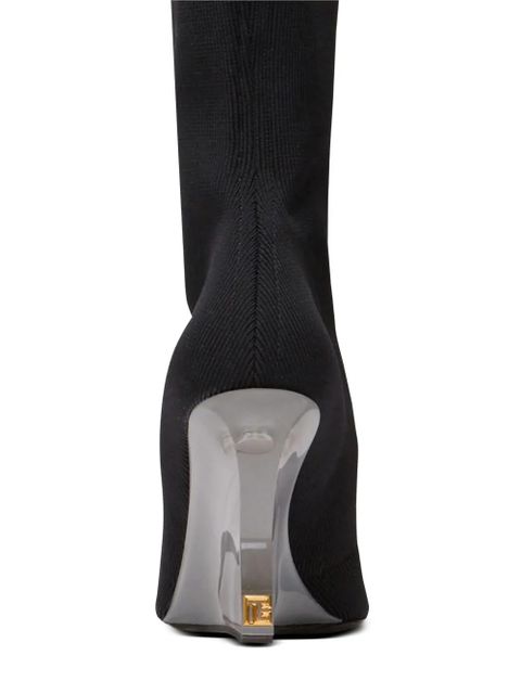 Balmain 95mm thigh-high boots - Black