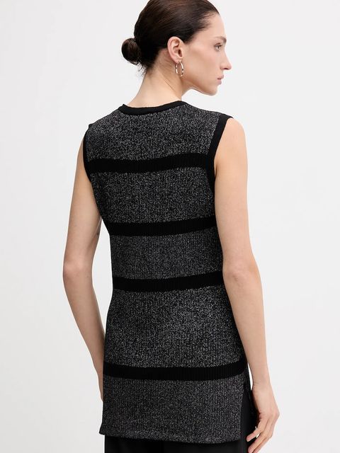 Sisley sweter damski kolor czarny lekki 1194LH00M