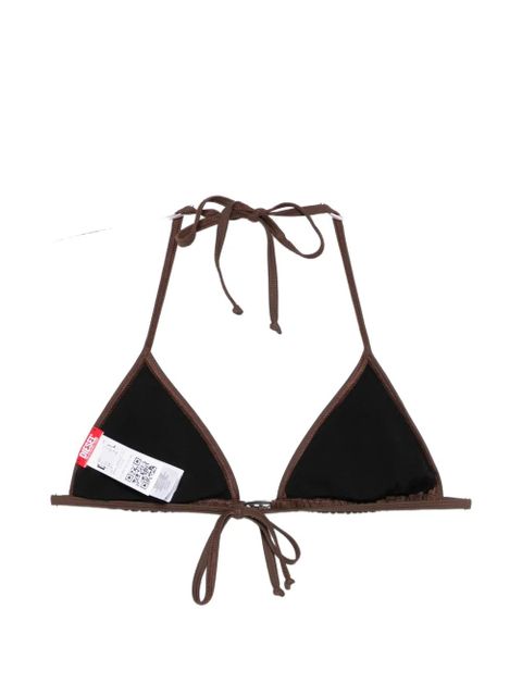 Diesel Elettra-Dnm tie-string bikini top - Brown - zdjęcie produktu nr 2