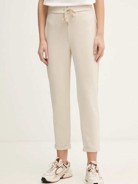 Joseph Ribkoff spodnie dresowe damskie kolor beżowy gładkie 261606 - zdjęcie produktu nr 1