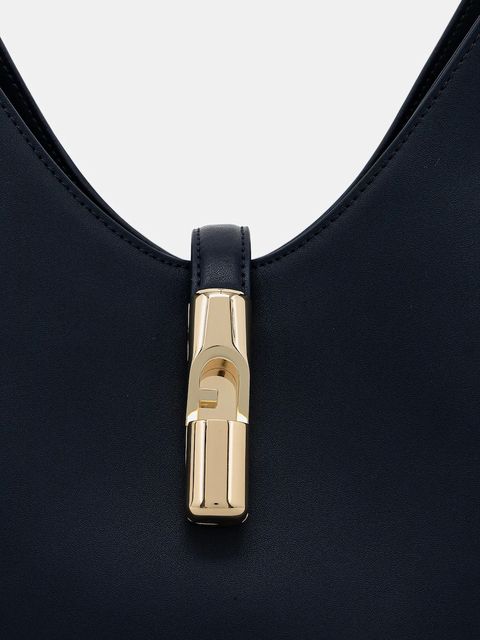 Furla torebka skórzana Goccia M kolor granatowy WB01499 BX3104 4852S