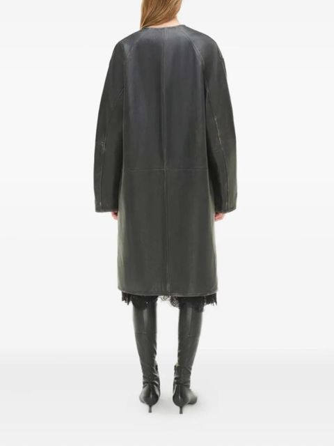 Simkhai long leather coat - Black - zdjęcie produktu nr 2