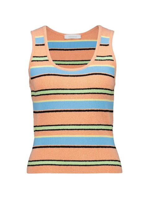 Rabanne striped terry-cloth top - Orange - zdjęcie produktu nr 1