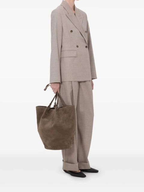 LouLou de Saison Norma double-breasted peak-lapel blazer - Neutrals - zdjęcie produktu nr 2