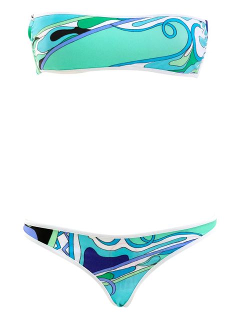 PUCCI orchidee-print bikini - Green - zdjęcie produktu nr 2
