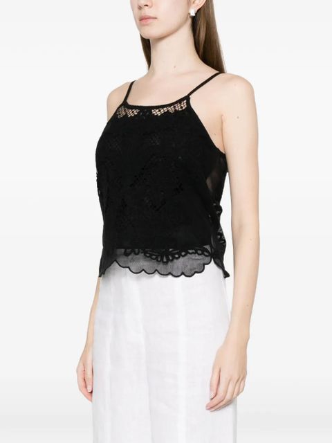 TWINSET embroidered top - Black